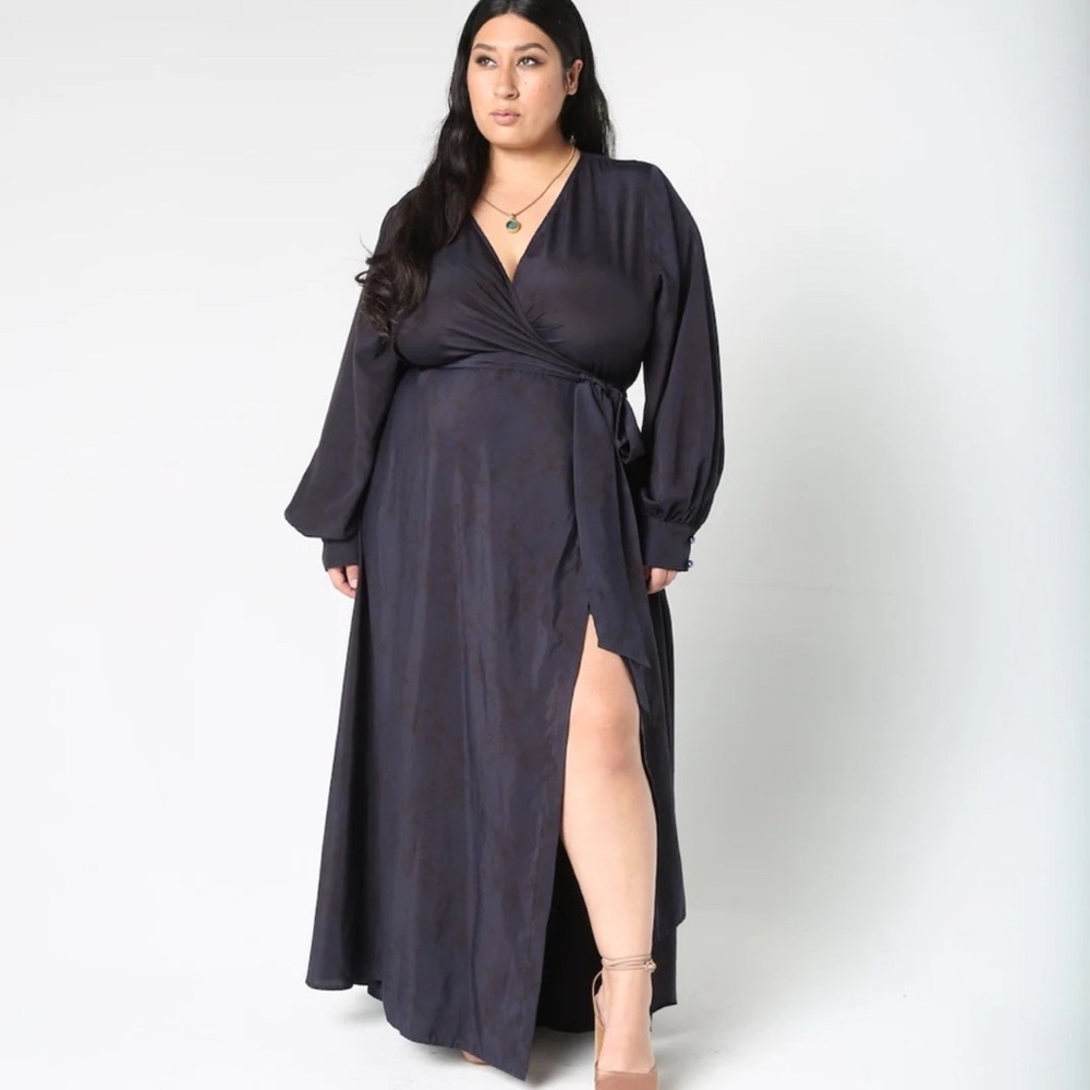 Baacal + Maxey Green Wrap Dress - NWT - Size L/XL